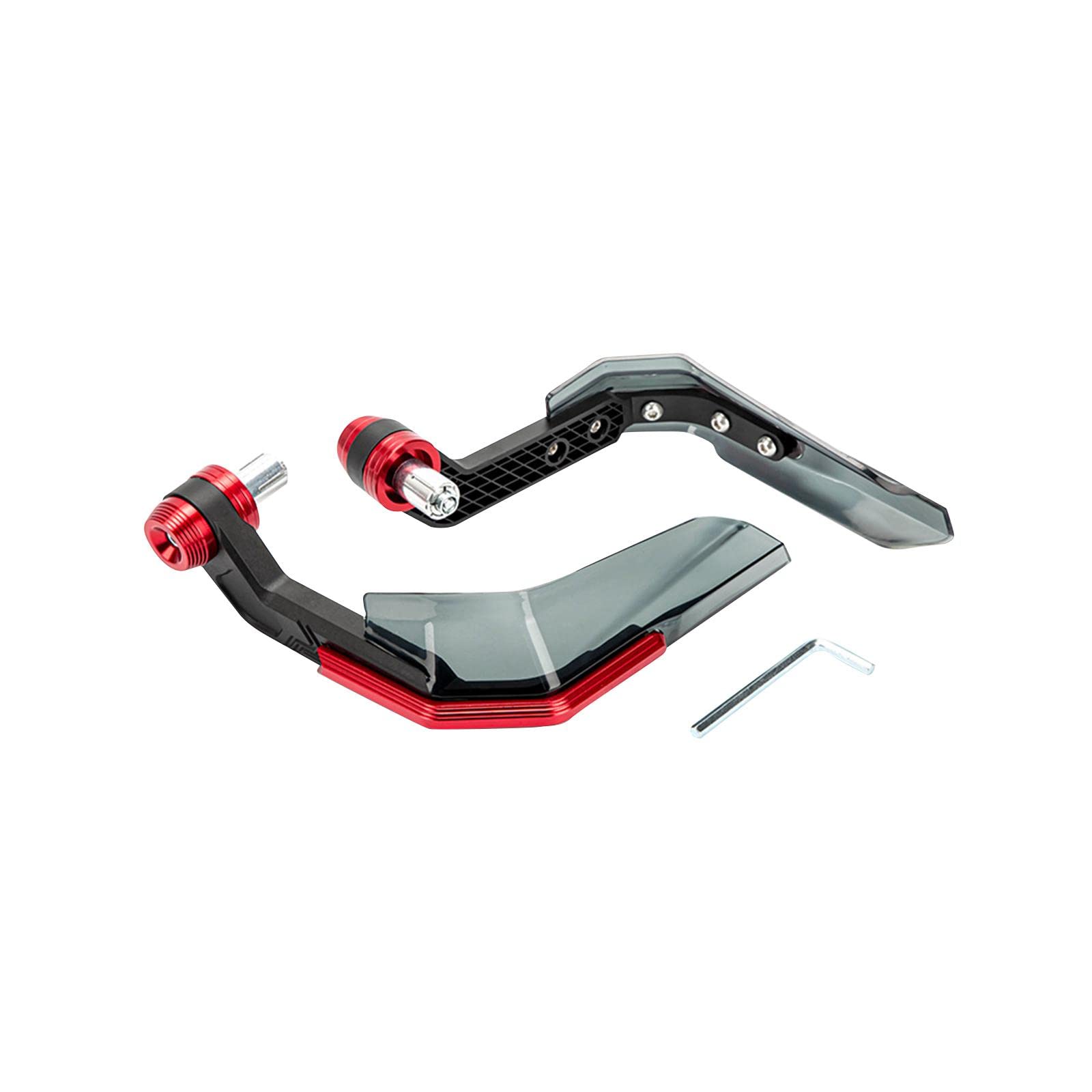 Protège-Mains de Moto universels pièces Bouclier de Main pour Guidon 7/8 "22mm Protecteur de Protection de Main de Moto de Protection Durable de, Rouge