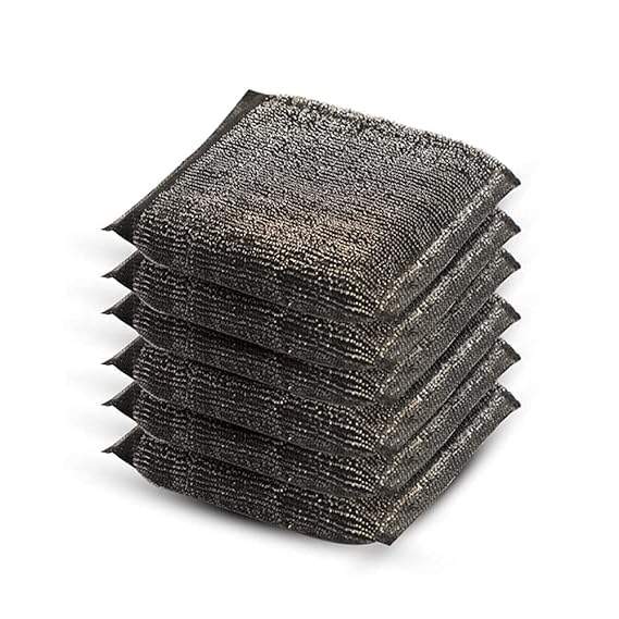 See full amazon price history chart for AGNIRVA Scratch Proof Kitchen Utensil Scrubber Pad Heavy Duty Steel Loop Scrubbing Pads for Dishwashing Utensil Cleaning Steel Sponge Scrubber for Dishwash Platform Tiles Sponge Scrubber (Pack of 6) AGNIRVA Scratch Proof Kitchen Utensil Scrubber Pad Heavy Duty Steel Loop Scrubbing Pads for Dishwashing Utensil Cleaning Steel Sponge Scrubber for Dishwash Platform Tiles Sponge Scrubber (Pack of 6) (B0BZLYLVBD) Amazon Price History, Amazon Price Tracker