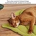 Tomotato Leaf Shape Cat Bed Pad Floor Mat Cotton Thickened Warm Pet Bed Mat Pad Cat Warmer Mat Leaf Beds for All Seasons