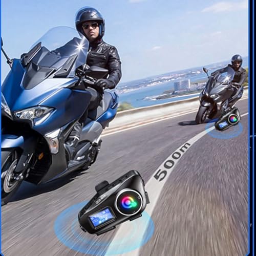Intercomunicador para casco Q58 MAX impermeable IP65 y musica mixta multiescena 3