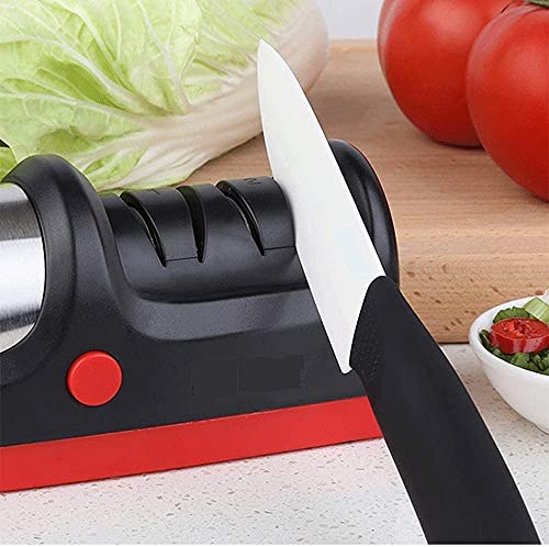 ZHEYANG Messerschärfer Profi Messerschleifer Elektrischer Messerschärfer Küchenmesserschärfer Hilft bei der Reparatur… – Bild 4