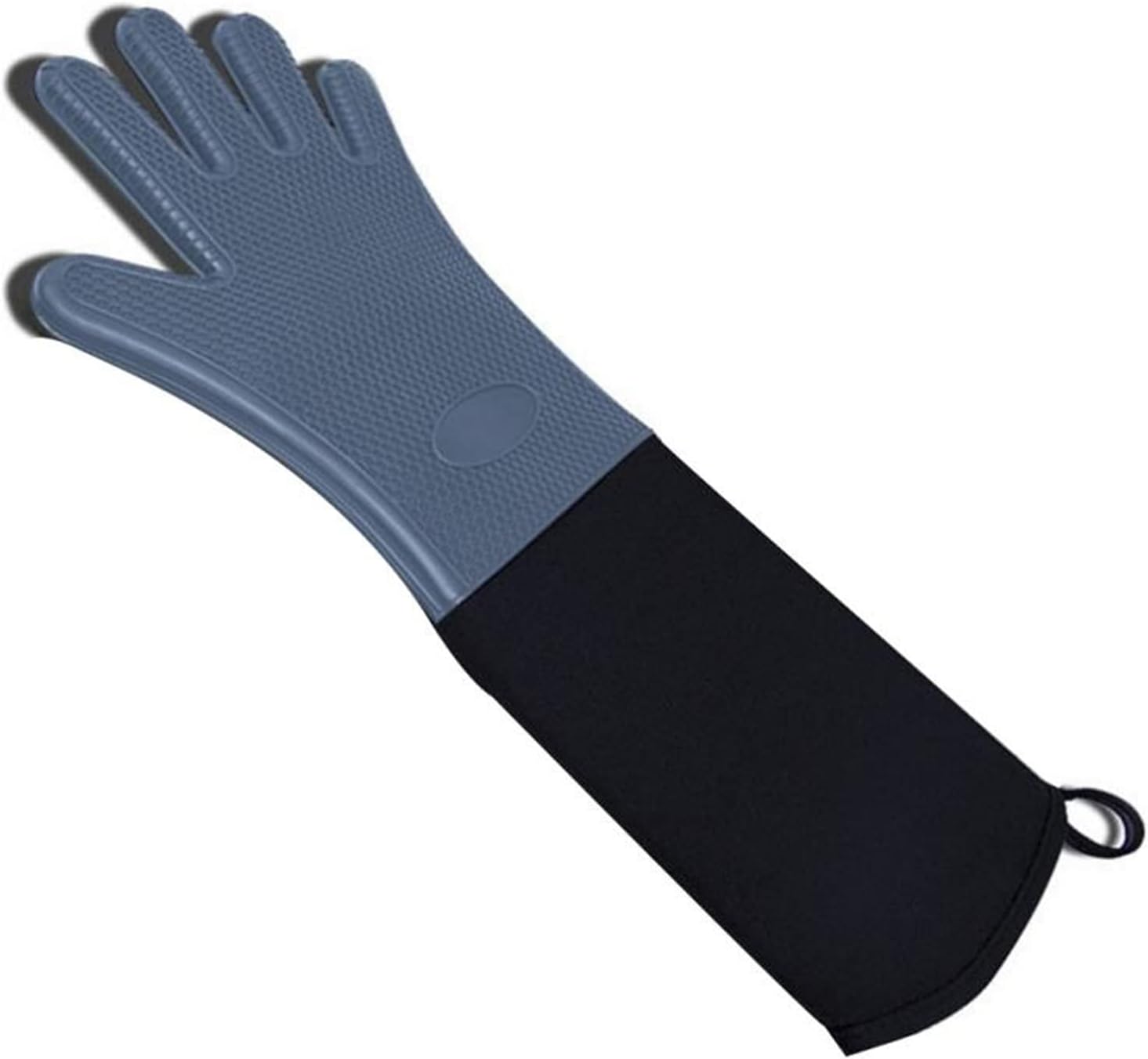 Baking Gloves Heat Resistant Oven Mitts Kitchen Baking Cooking Gloves Long BBQ Grill Gloves Non-Slip Oven Mitts (Color : 1) (2)