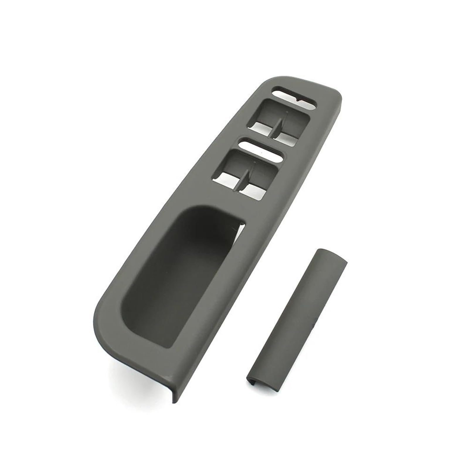 YUEYZHK LHD Carbon Fiber Door Handle Set Replacement for VW for Bora for Golf 4 for MK4 for Jetta 1999-2004(Titanium 2pc)