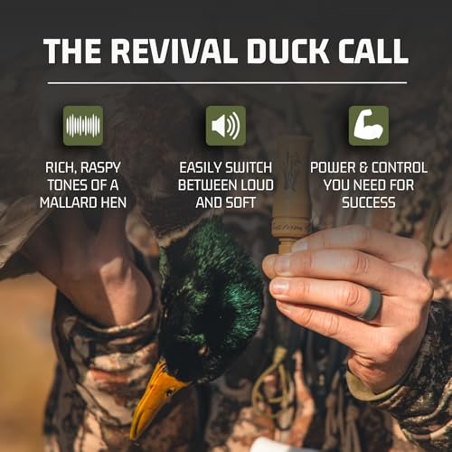 The Revival Duck Call reclamo de doble lengüeta para humedales 3