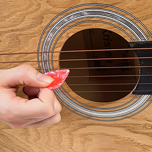 WANGZAIZAI Lot de 50 médiators fins et souples pour guitare acoustique, guitare électrique, ukulélé, basse, guitare… - Les Beatles, Paul McCartney, John Lennon, RIngo Starr, George Harrison WANGZAIZAI Lot de 50 médiators fins et souples pour guitare acoustique, guitare électrique, ukulélé, basse, guitare… – Image 5