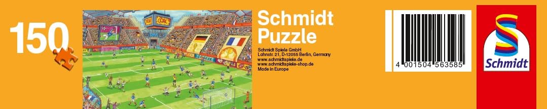Schmidt Spiele- Calcio Puzzle per Bambini, 150 Pezzi, Multicolore, 56358