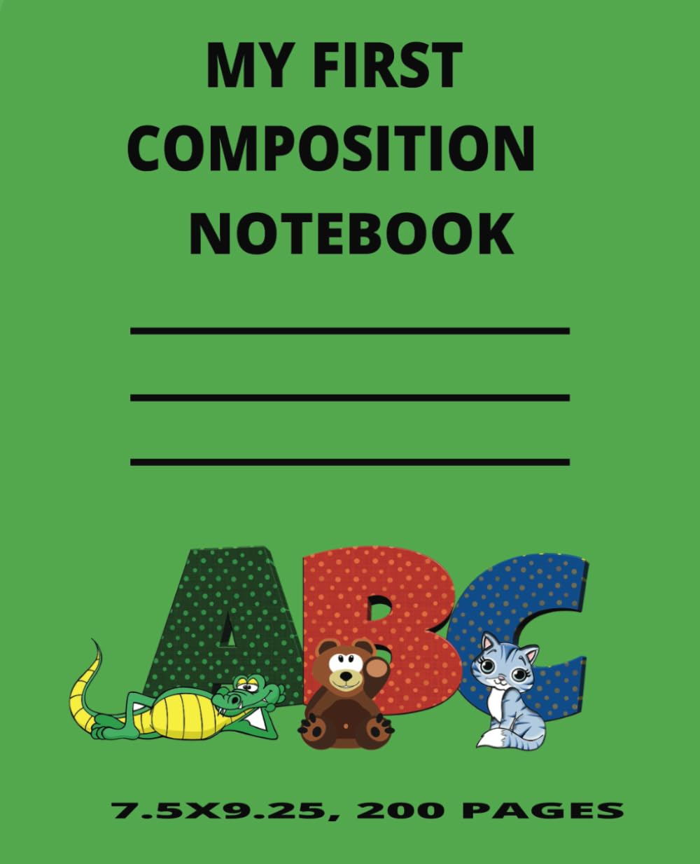 Carnet de notes My First Composition joli cadeau d'anniversaire