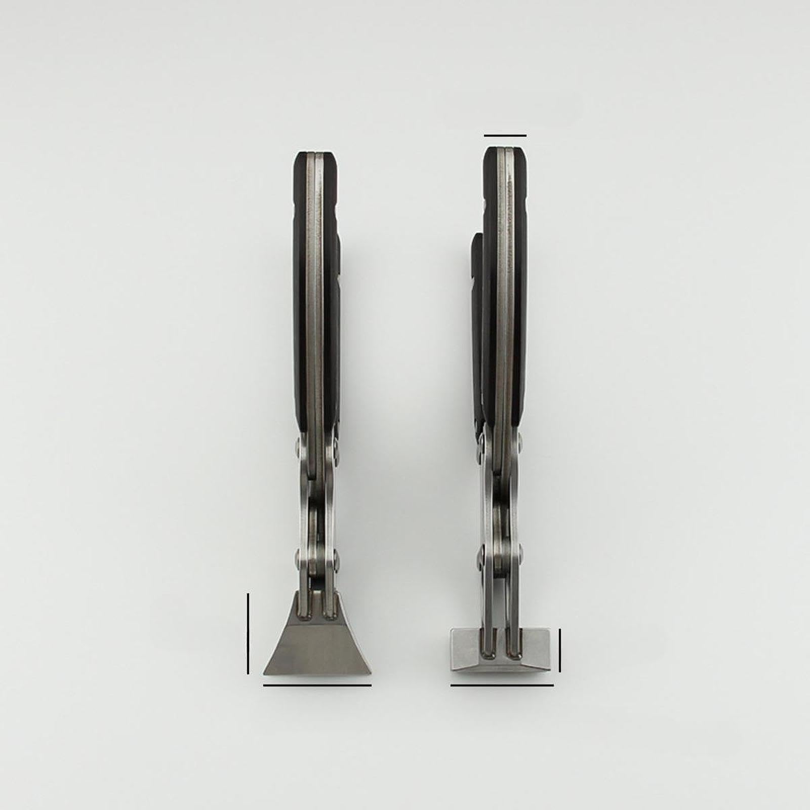Alicates de Presión para Cuero, Alicates Planos, Alicates de Sujeción de Bordes para Trabajos en Cuero, Acero Inoxidable, Resistentes Al Desgaste, Aga, Mandíbula Máxima de 12 Mm