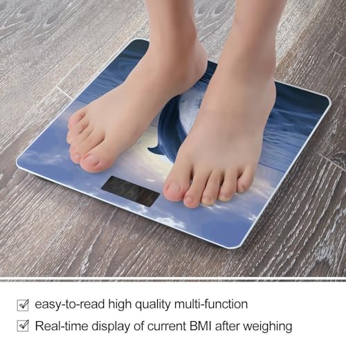 Báscula digital de baño Elegante Dolphin para peso corporal miniatura 5