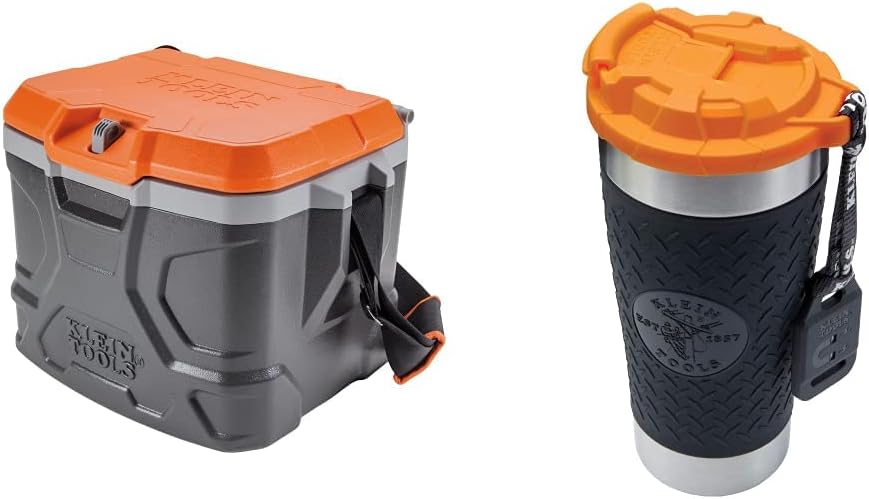 Klein Tools Work Cooler (17-Quart) and Tumbler (20 oz.)