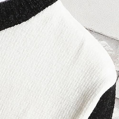 Muscularfit Striped Sweaters for Men Causal Fashion Long Sleeve Slim Knitted Pullover Long Sleeve Thermal Sweaters Going Out3
