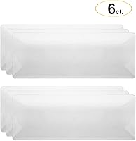 Vista 3 de Party Essentials N156621 - Bandejas elegantes de plástico para aperitivos/servir, 15.75" x 6", transparente, paquete de 6