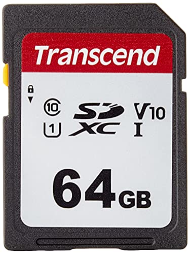 Image of Transcend 64GB SDXC /SDHC 300S Memory Card TS64GSDC300S (Pack of 3)