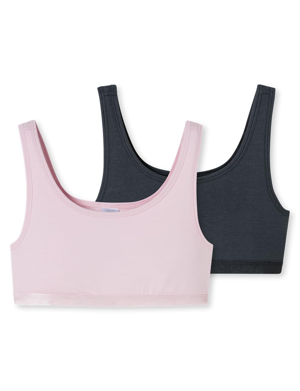 Schiesser Mädchen 2 Pack Unterwäsche Bustier - 95/5 Organic Bio Baumwolle - Größe 140 bis 176 Sujetador Niñas