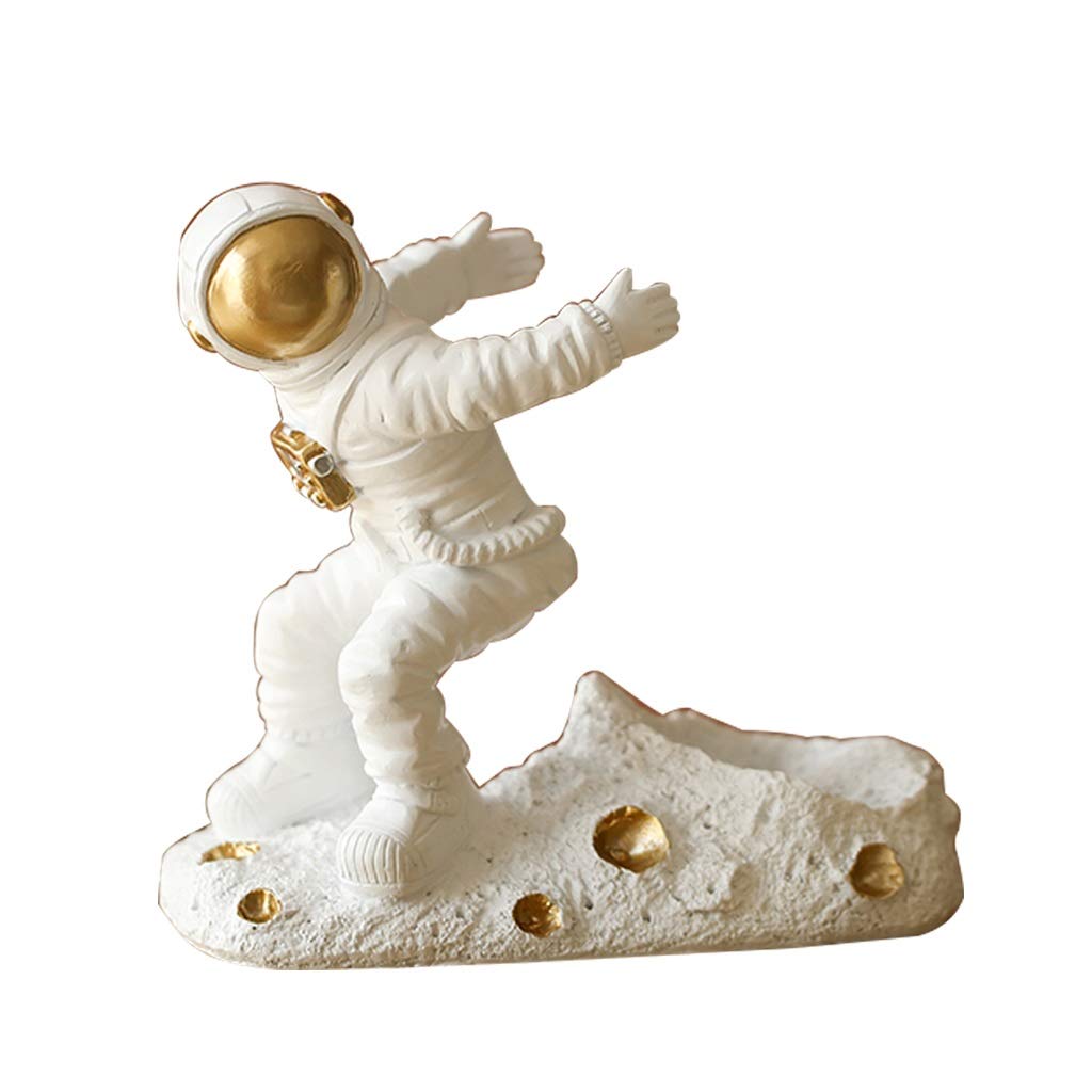 Portabottiglie vino Wine Rack stand Bottle Holder Vino Rack regalo della novità Astronaut Ornamenti Resina Premium Materiale for la cucina casa della decorazione della stanza Portabottiglie per vino