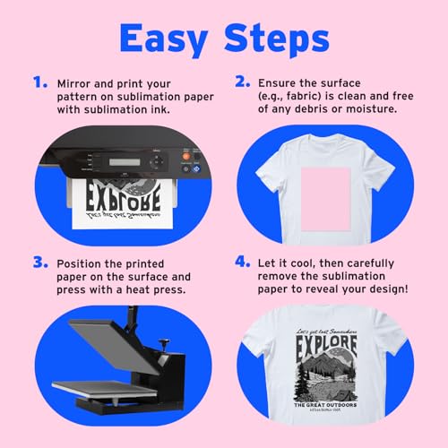 Image of Printers Jack Sublimation Ink for Supertank Inkjet Printers ET-2800 ET-2803 ET-2720 ET-2760 ET-3760 ET-4700 ET-4800 ET-7720 ET-2400 Heat Press Transfer on T-Shirt Mug Mask Printer(Autofill /Anti-UV)