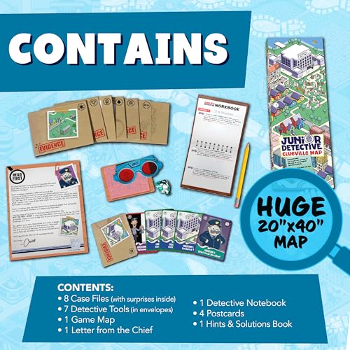 Juego de Mesa Junior Detective Mysteries para niños de 8+ años miniatura 3