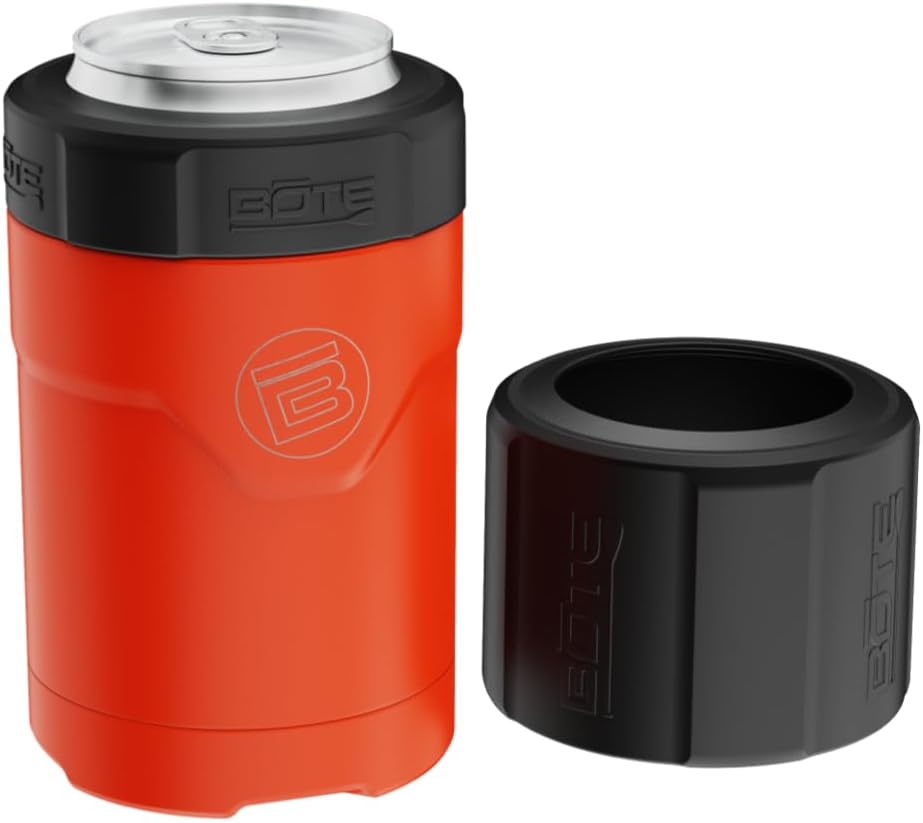 BOTE MagnePod Drinkware MAGNEChill Can Cooler Shorty Size Adaptable Switch Ring Keeps Beer Soda Cold Can Insulated Attach Magnetically to Compatible SUPs Kayaks Floats 12 oz Multiple Colors
