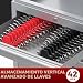 Imagen de PINOZE 42 organizadores de llaves modulares magnéticos para cajones de herramientas