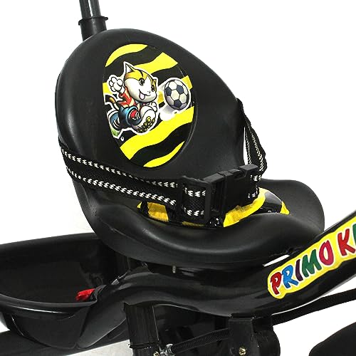 Image of Primo Kid Toys Tricycle for Kids 1 Years+, Plug & Play Tricycle for Kids. Ride on with Safety Seat Belt, Dual Storage Space & Parental Handle.