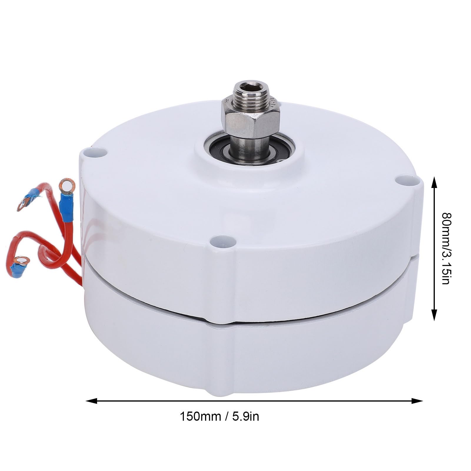 Pissente Generatore a Magneti Permanenti NdFeB Alternatore a Magneti Permanenti CA Trifase 200W 600r M Trasmissione Diretta Bassa Coppia di Avviamento per Energia Idroeolica Eolica Utenti (con