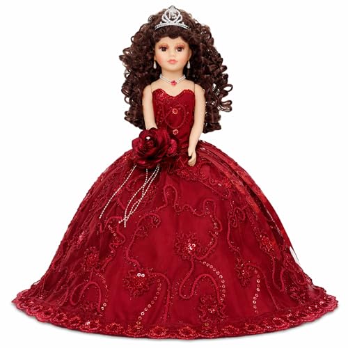 Muñeca Quinceañera Última con Vestido Sombrilla 18" miniatura 1