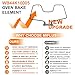 WB44K10005 Baking Element,PS249238 Oven Bake Heating Elements Compatible for G.E Hot.point Ken.more RB757BH1WH, RB787WH1WW, RBS160DM4WW Heating Element for Oven by MIFLUS