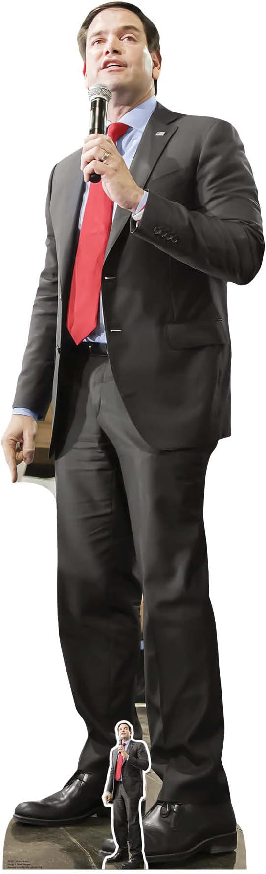 Star Cutouts SC4251 Marco Rubio Lifesize Cardboard Cutout With Mini Star Cutout