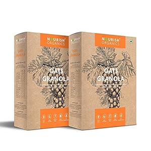 Nourish Organics Oats Granola, 300g Pack of 2