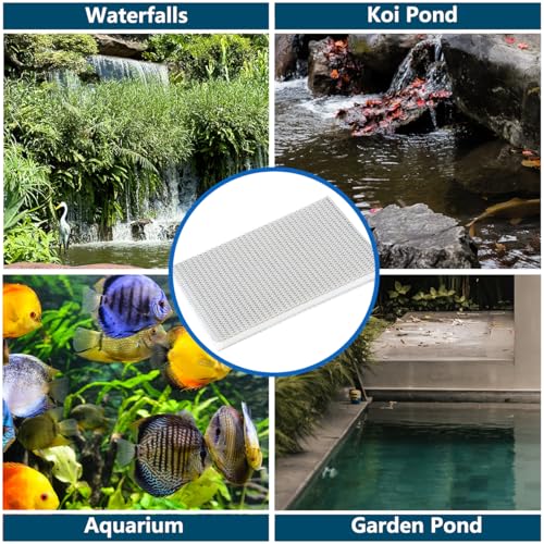 Medio filtrante para acuario 20 x 16 pulgadas 3 piezas miniatura 4