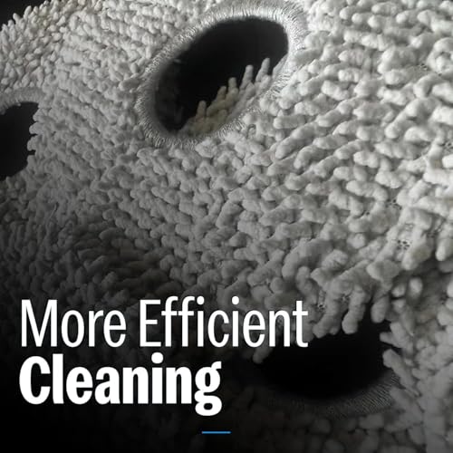 Image of finehepa Replacement Premium White Microfiber Mop Pad Replacement Set Compatible with N30 Pro X1 Omni /T20 Omni /T10 Omni /X2 Omni /T30S /N30 Pro Omni /N30 Omni Robot Vacuum(T20OMNI /N30OMNI MOP2)