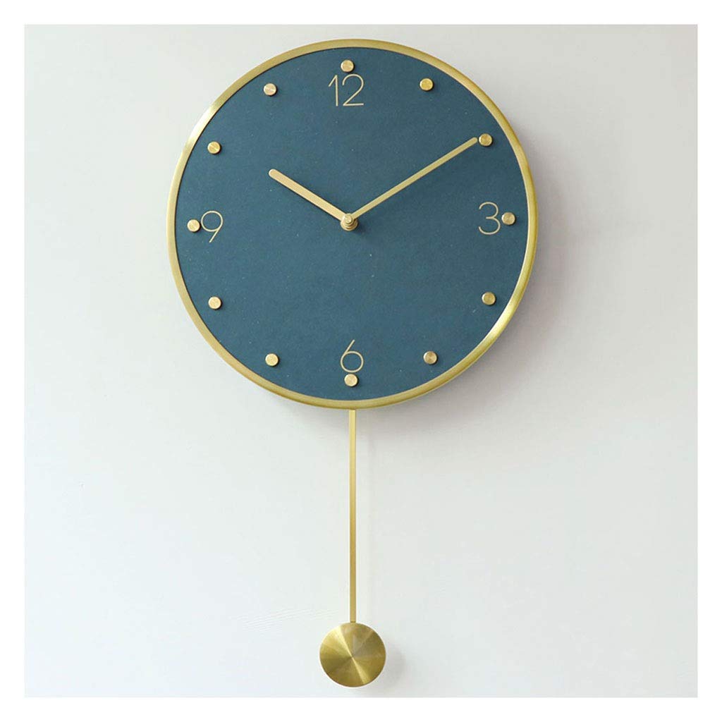 Horloge murale moderne minimaliste en métal pour décoration