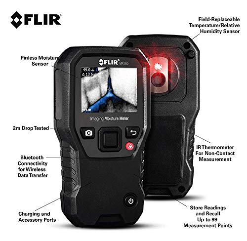 Medidor de Umidade com Imagem Térmica-FLIR-MR160
