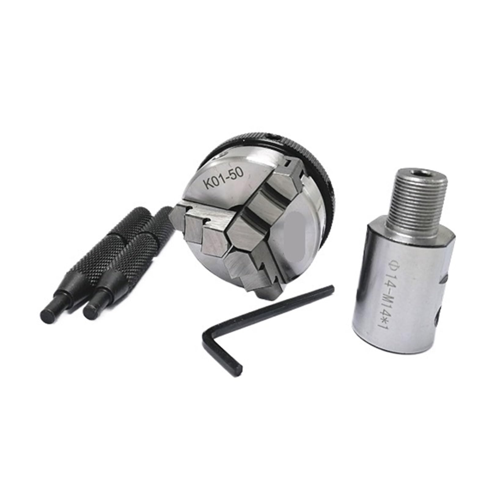 Iklaaqetbxps K01-50-14Mm Mini Lathe Chuck, K01-50 3 Jaw Self-Centering