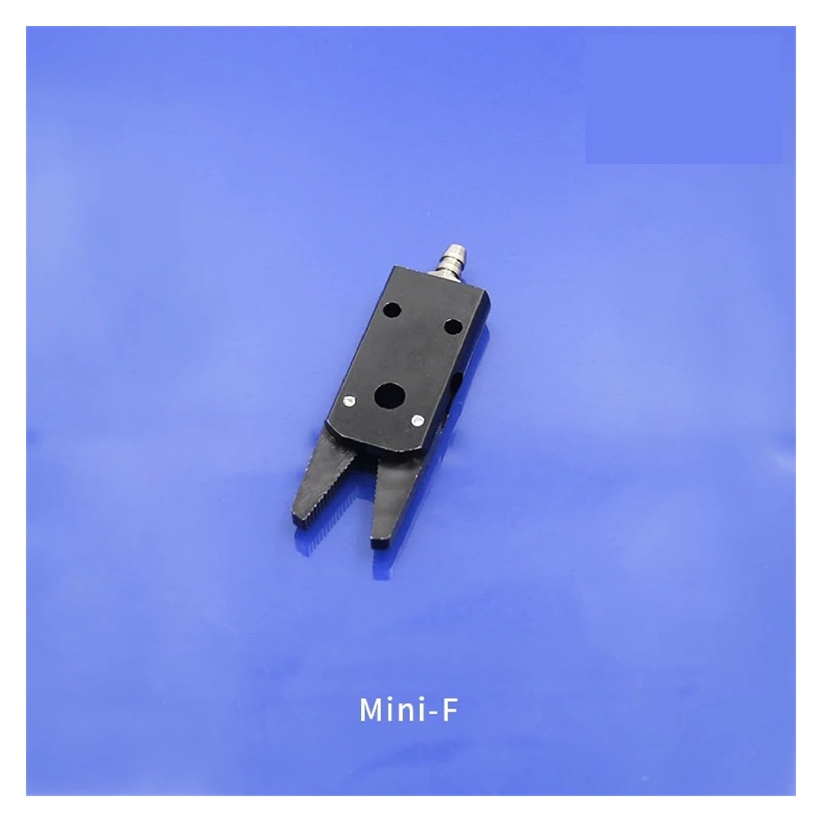 Pinza neumática de doble efecto con 2 garras, Accesorio de abrazadera de robot manipulador ABCDE J1080 10 piezas(F)