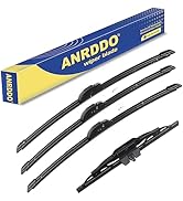 3 Wipers Factory Replacement For 2007-2014 Toyota FJ Cruiser Original Equipment Replacement Winds...