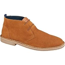 Roamers Mens Suede Desert Boots 9 UK Tan