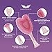 Kids Mini Hairbrush Detangler - Anti Static Soft Detangler Hair Brush for Girls, Kids - Detangle Hair Brush for Wet, Dry, Curly, Thick, Straight, or Wavy Hair - Tangle Angel Cherub - Gloss Pink