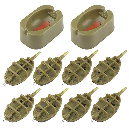 Cresta Elasticated Method Feeder – Cestello Elastico Per Pesca A Feeder Con Elastico Da 2,2 Mm, Per Carpe E Pesci Bianchi