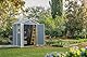 Keter Manor 6x5DD Gartenhaus wetterfest 4.8m³, Kunststoff, Outdoor, Außenmaße: BxTxH:185x152x226cm, Innenmaße: BxTxH:169x138x219cm, grau