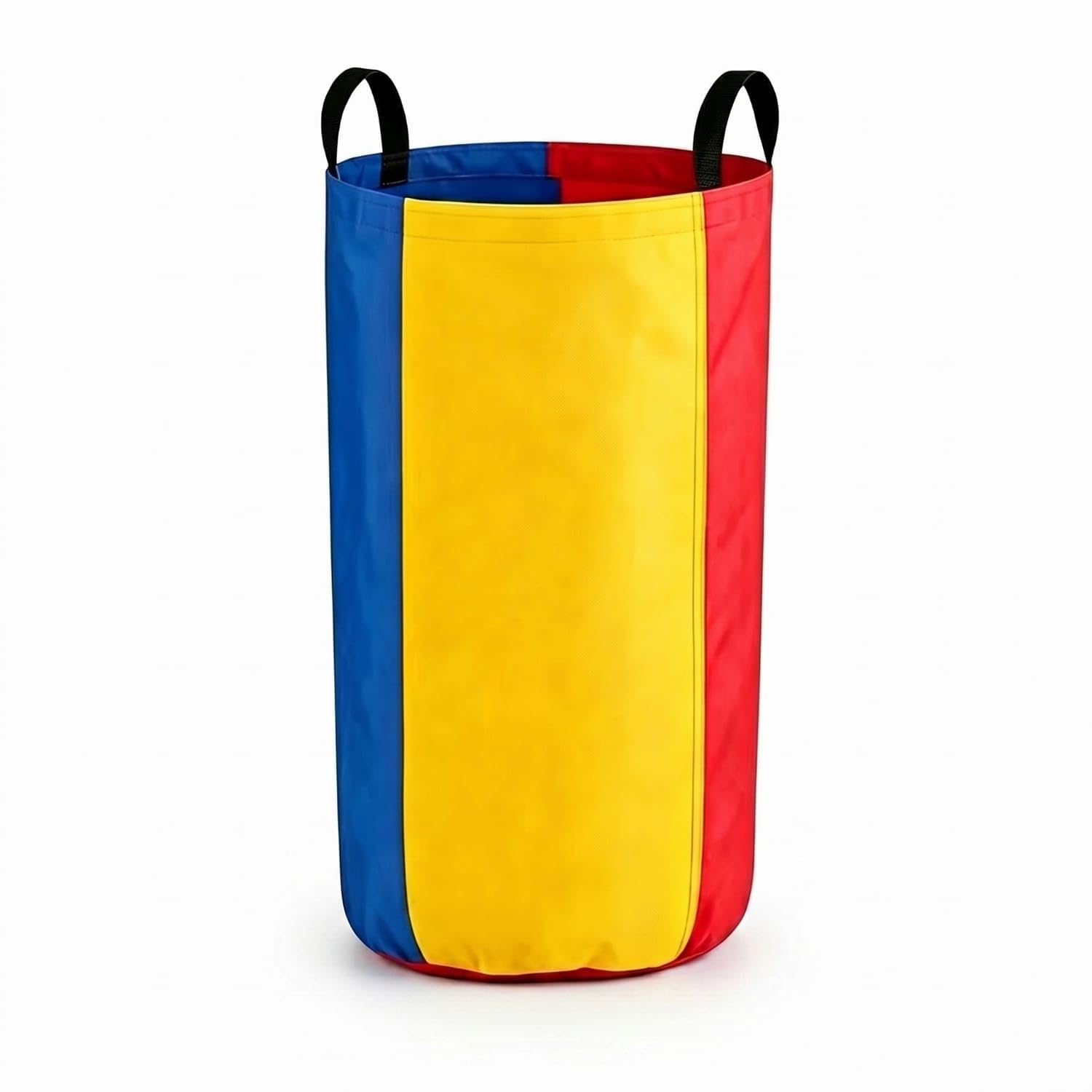 Strapping Handles Oxford Cloth Jumping Sack Open Top Children's Jumping Sack Stitched Construction for Parent-Child Games, Sensory Training, M, Tricolor-image-18