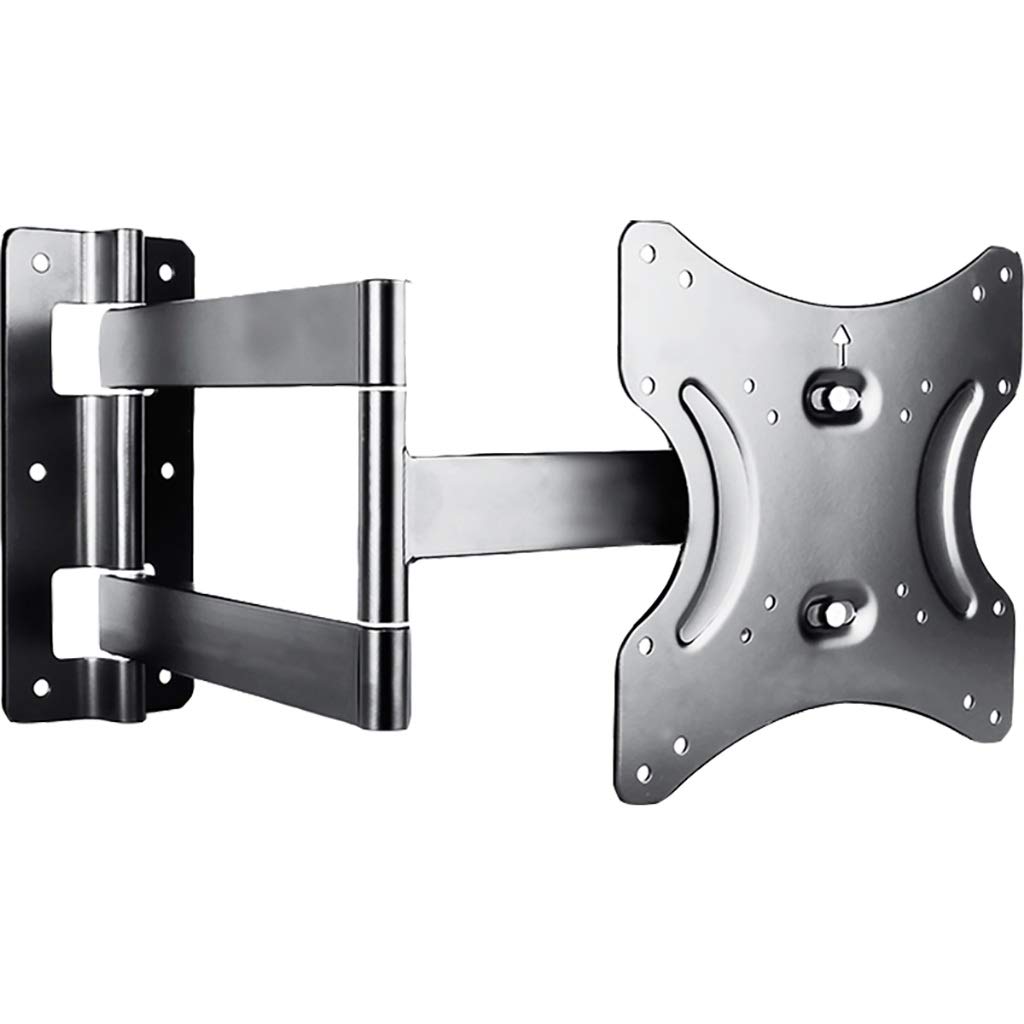 Support TV mural orientable inclonable télescopique pour petit écran LCD 32"