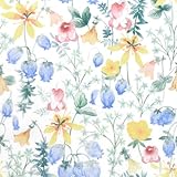 リバティプリント 国産 タナローン生地 ハクバ 花柄 綿100% 108㎝幅 30cm以上10cm単位販売布 LIBERTY FABRICS ファブリック 手芸用品 (カラフル花)