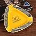 Produktbild HEHUANG Zigarren-Gadgets Keramik-Zigarren-Aschenbecher Einzel-Zigarrenhalter Runder Eschenschlitz 4 Farben Gelbe Tabakzigarette, GA-105 GELB