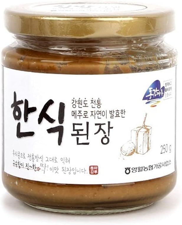 [NongHyup] Fermented Korean Soybean Paste, Doenjang, Product of Korea, All Natural, No Artificial Preservatives (250g (0.55 lbs))