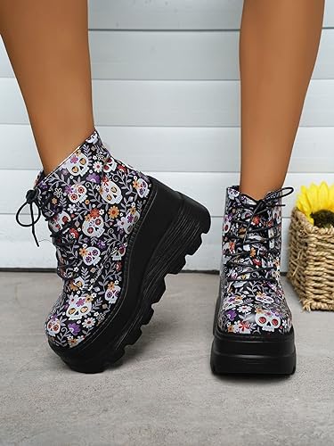 Image of Ulalaza Women Mary Jane Dress Pumps Lolita Shoes Cute Platform Gothic Double Ankle Strap Round Toe Chunky Heel Uniform Pumps Shoes Perfect for School Party Business Work Dance Date Night Club