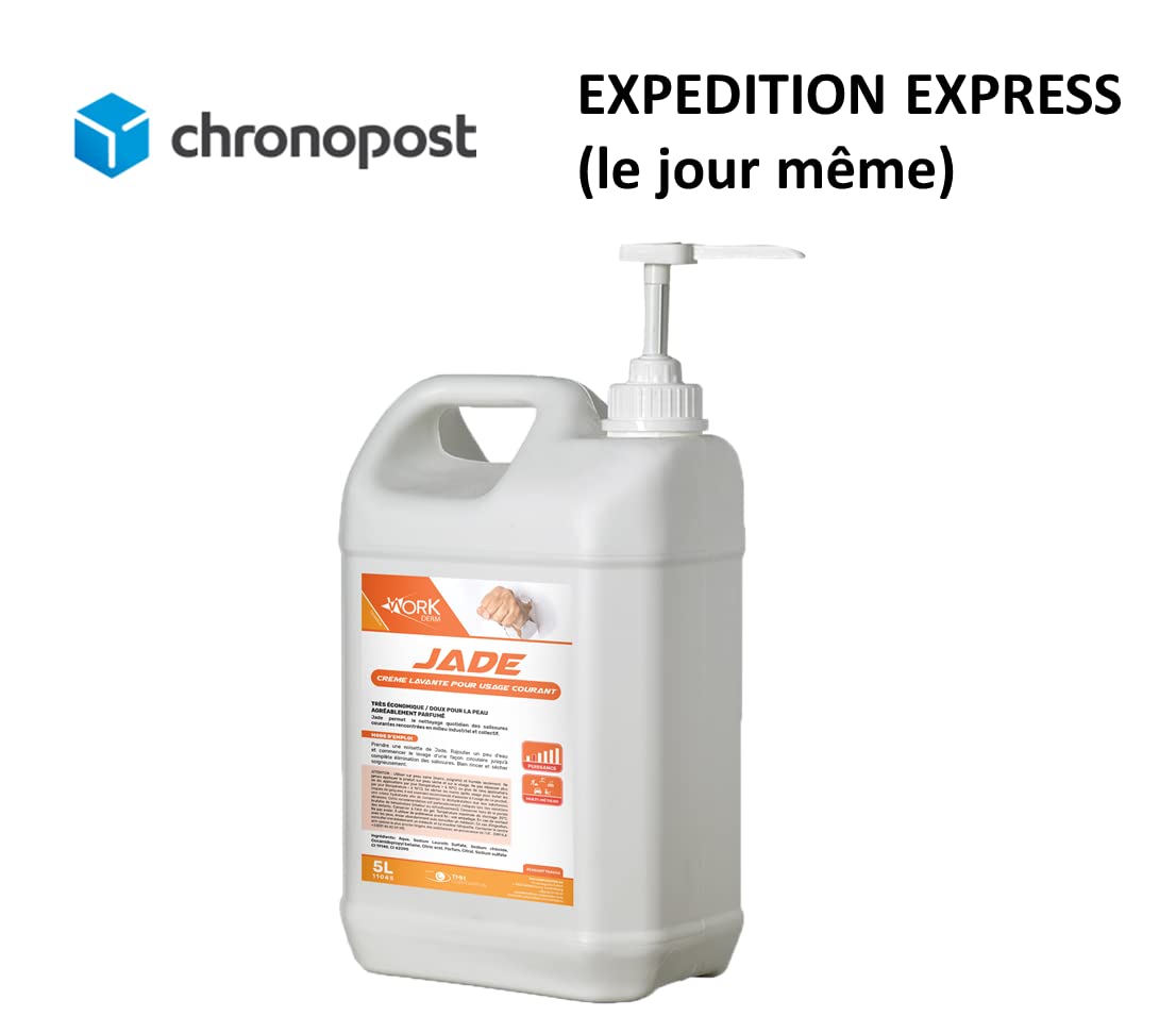 Savon main 5l + Pompe - Usage Quotidien Industrie - Pro