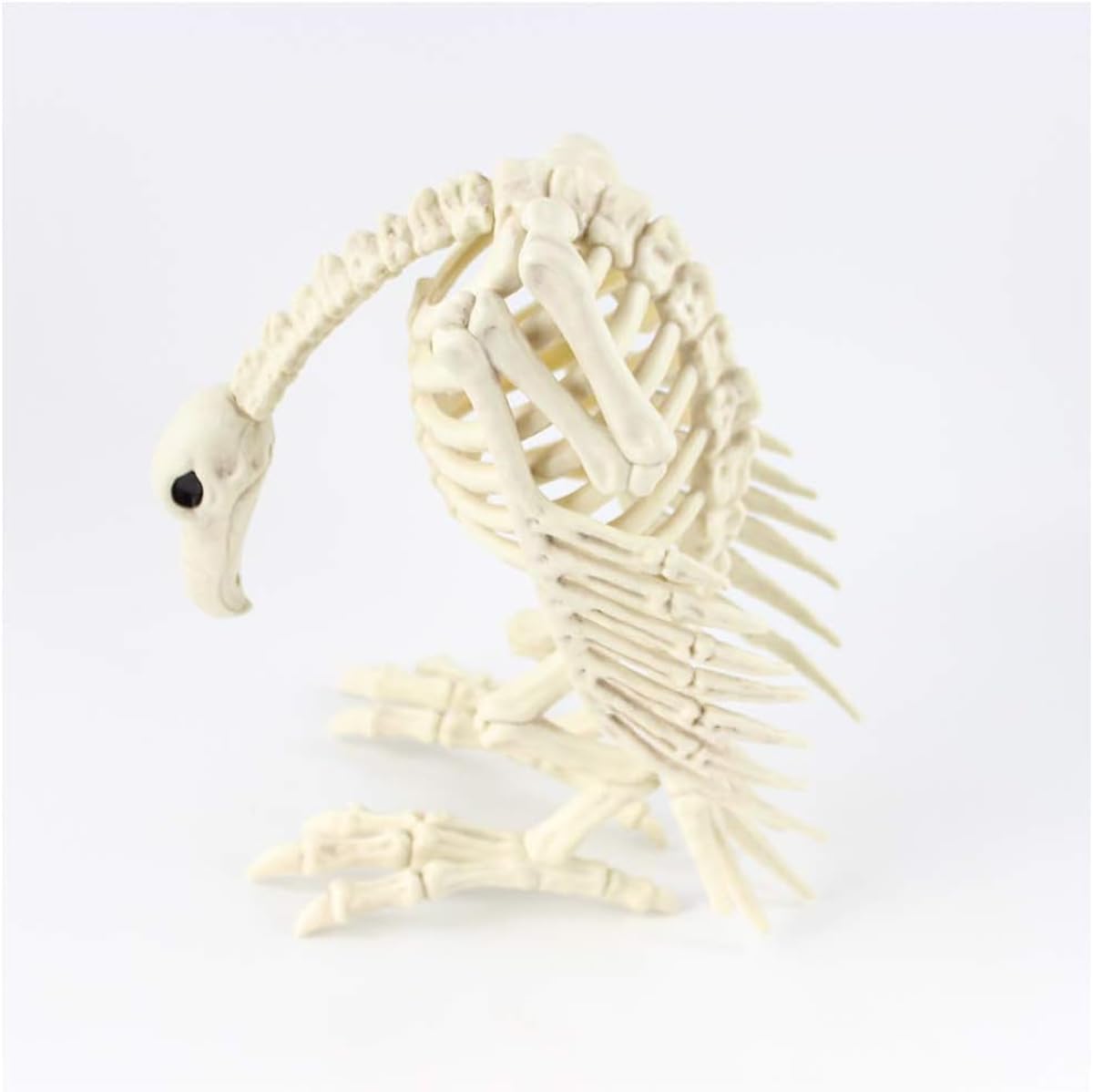 Halloween Esqueleto Buitre Animal Esqueleto Modelo Halloween Horror Esqueleto Buitre Animal Hueso Atrezzo Esqueleto Animal Decoración para Fiesta Decoración Inicio Casa Embrujada Ornamento