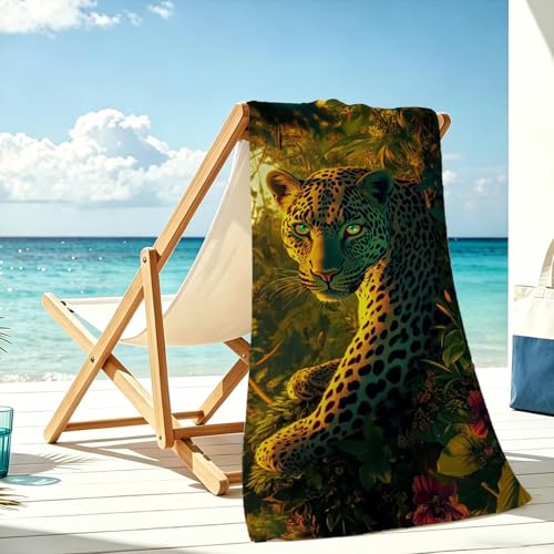Serviette microfibre plage anti-sable grand format séchage rapide - 3