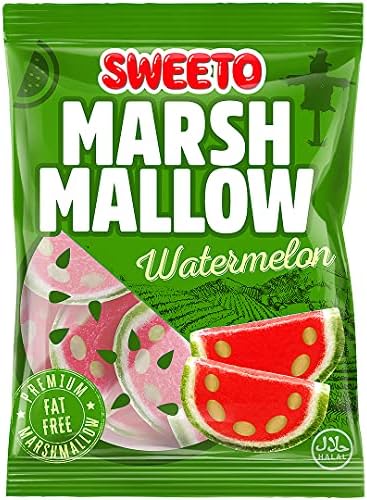 Sweeto Marshmallow Watermelon 140g (Halal)
